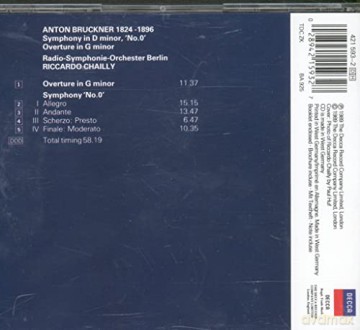 Chailly,Rso Berlin: Bruckner-Symph.N.0 [CD]