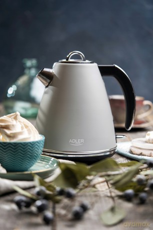 Czajnik metalowy 1,5 L STRIX Adler AD 1343 grey