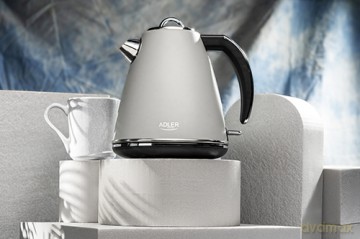 Czajnik metalowy 1,5 L STRIX Adler AD 1343 grey