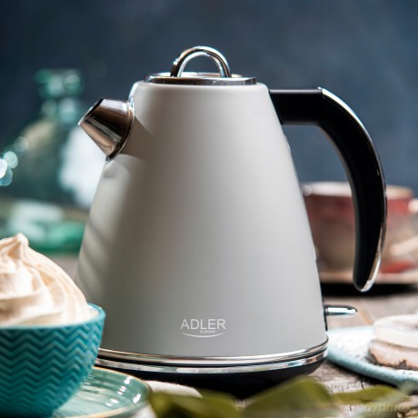 Czajnik metalowy 1,5 L STRIX Adler AD 1343 grey