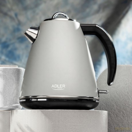Czajnik metalowy 1,5 L STRIX Adler AD 1343 grey