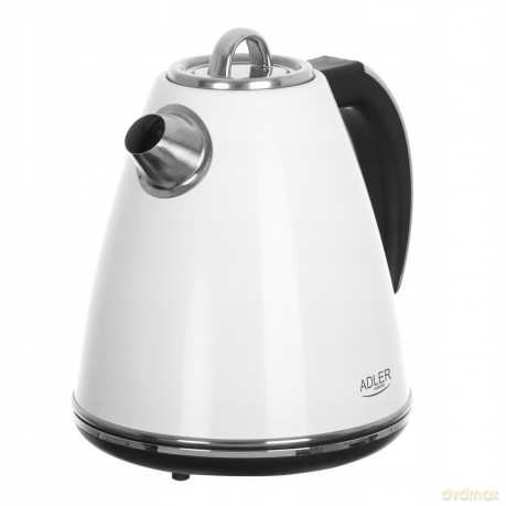 Czajnik metalowy 1,5 L STRIX Adler AD 1343 white