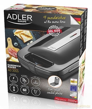 Opiekacz do kanapek Adler AD 3055