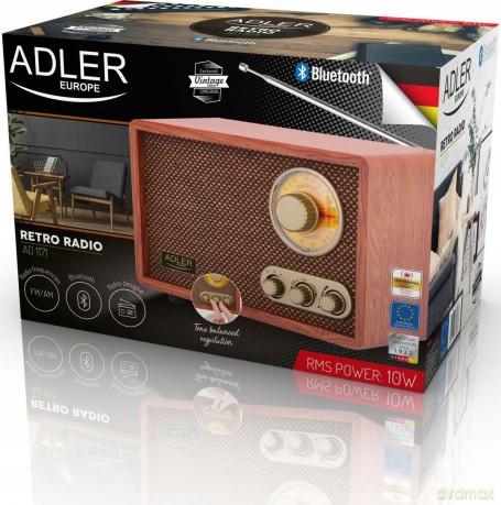 Retro Radio z Bluetooth Adler AD 1171