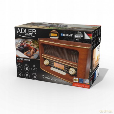 Retro Radio z Bluetooth Adler AD 1187