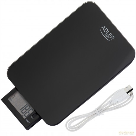 Waga kuchenna - 10kg - ładowana przez USB - wodoodporna Adler AD 3167b