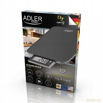 Waga kuchenna - 10kg - ładowana przez USB - wodoodporna Adler AD 3167b