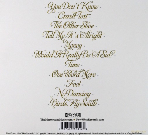 The Mastersons: Birds Fly South [CD]
