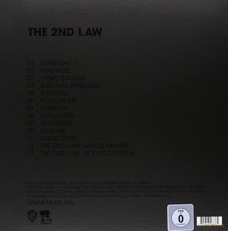 Muse: The 2nd Law (Limited edition) [CD]+[DVD]+[2xWinyl]