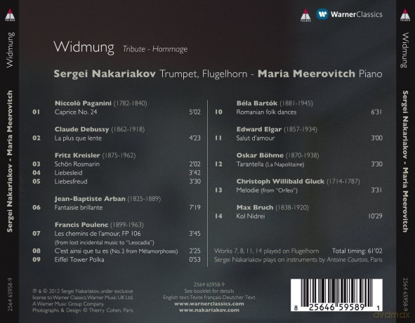 Sergei Nakariakov/Meerovitch: Paga:Widmung [CD]