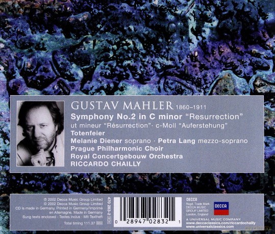 Chailly/Concertgebouw: Mahler Symphony 2 [2CD]