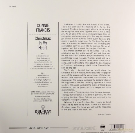 Connie Francis: Christmas In My Heart [Winyl]