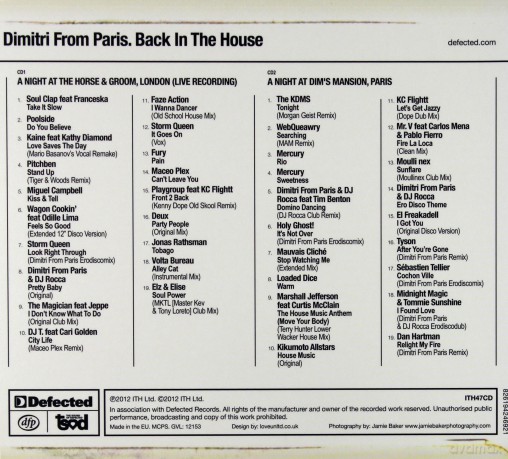 Defected Presents Dimitri From [2CD]