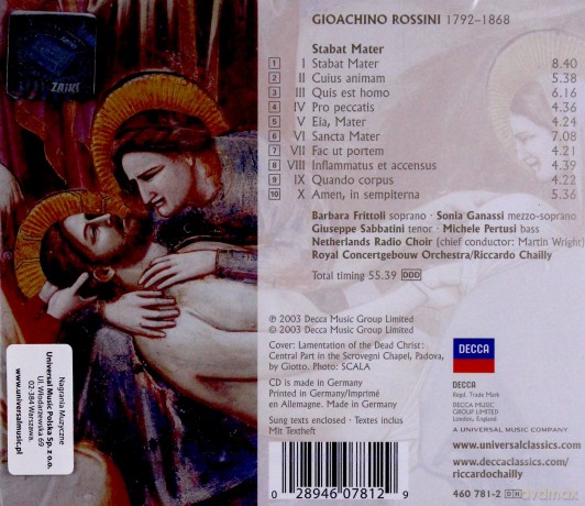 Chailly/Concertgebouw: Rossini Stabat Mater [CD]