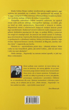Niebo istnieje... Naprawdę! - Todd Burpo [KSIĄŻKA]