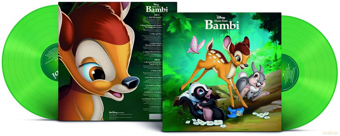 Music From Bambi (80th Anniversary) (Light Green) [Winyl]