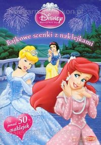 Księżniczka Bajkowe scenki z naklejkami (Disney) [KSIĄŻKA]