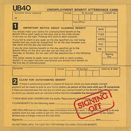 Ub40: Signing Off (Red) [2xWinyl]