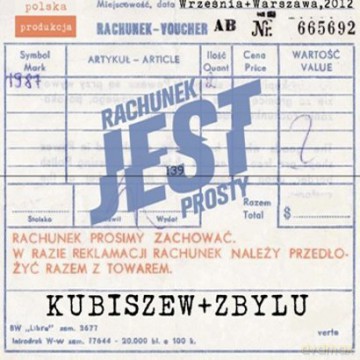 Kubiszew + Zbylu: Rachunek jest prosty (digipack) [CD]