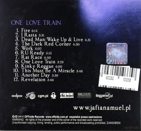 Jafia Namuel: On Love Train (digipack) [CD]