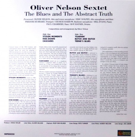 Oliver Nelson: The Blues And The Abstract Truth (With Bill Evans) [Winyl]