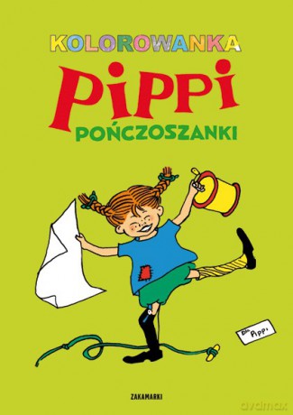 Kolorowanka Pippi Pończoszanki - Astrid Lindgren [KSIĄŻKA]