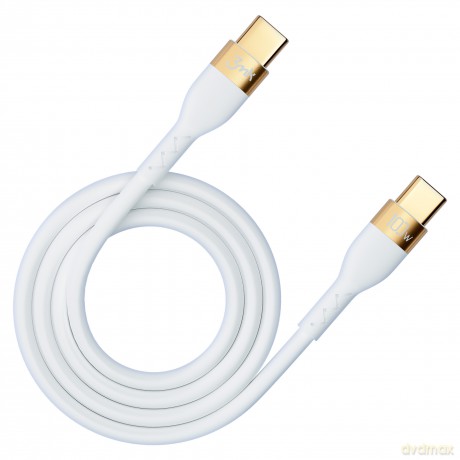 3mk Hyper Silicone Cable C to C 2m 100w White [KABEL]