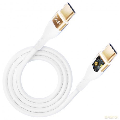 3mk Hyper Silicone Cable C to C 2m 100w White [KABEL]