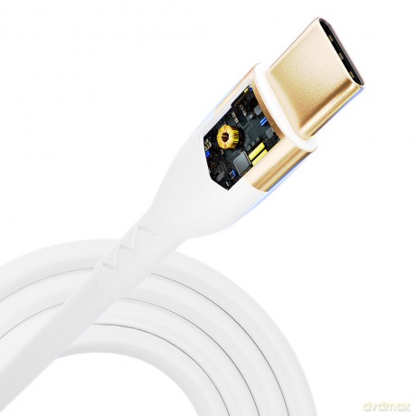 3mk Hyper Silicone Cable C to C 2m 100w White [KABEL]