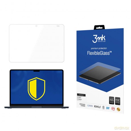 Nietłukące Szkło Hybrydowe Apple MacBook Air 13,6" M2/M3/M4 [FOLIA / SZKŁO OCHRONNE]