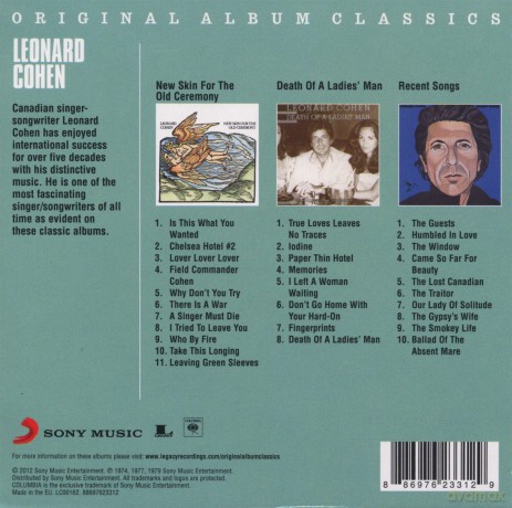 Leonard Cohen: Original Album Classics [3CD]