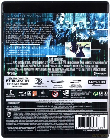 Matrix: Rewolucje [Blu-Ray 4K]+[2xBlu-Ray]