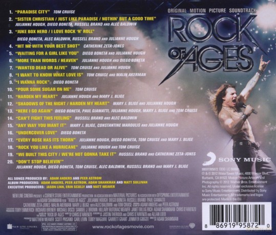 Rock of Ages soundtrack (Tom Cruise) [CD]