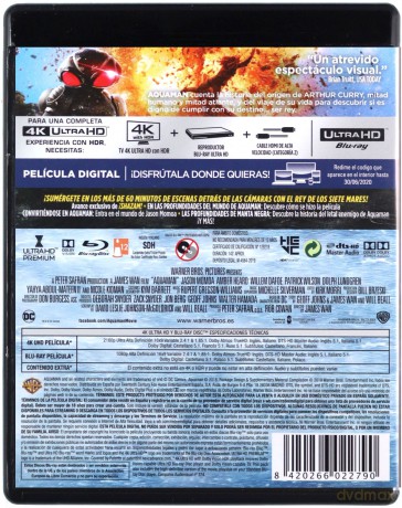 Aquaman [Blu-Ray 4K]+[Blu-Ray]