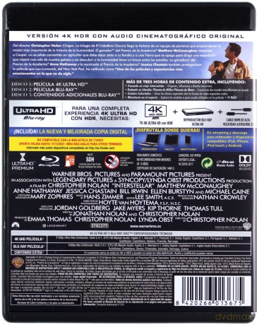 Interstellar [Blu-Ray 4K]+[2xBlu-Ray]