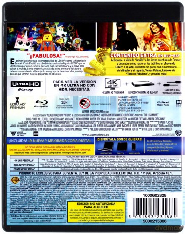 The Lego Movie (LEGO Przygoda) [Blu-Ray 4K]+[Blu-Ray]