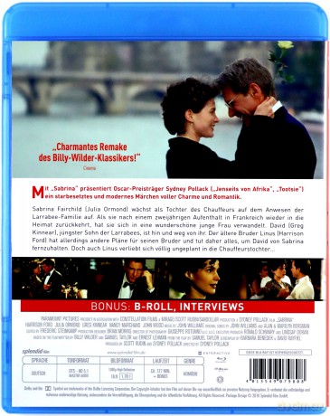 Sabrina [Blu-Ray]