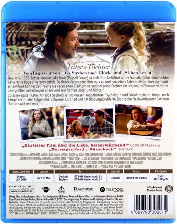 Fathers & Daughters (Ojcowie i córki) [Blu-Ray]