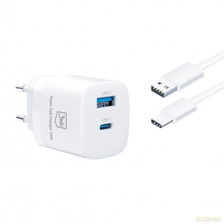 Ładowarka sieciowa 3mk Hyper GaN Charger 33W