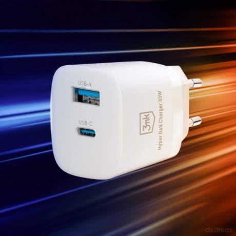 Ładowarka sieciowa 3mk Hyper GaN Charger 33W