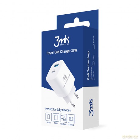 Ładowarka sieciowa 3mk Hyper GaN Charger 33W