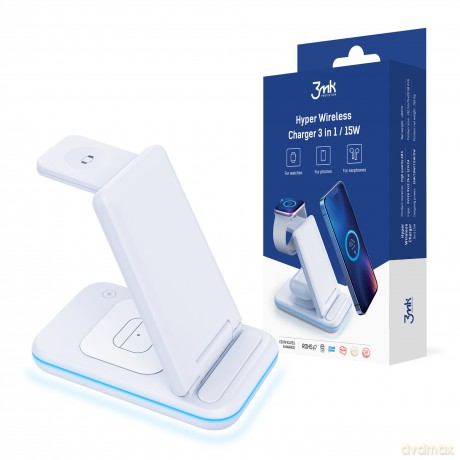 3mk Hyper Wireless Charger 3w1 15W Bezprzewodowa ładowarka
