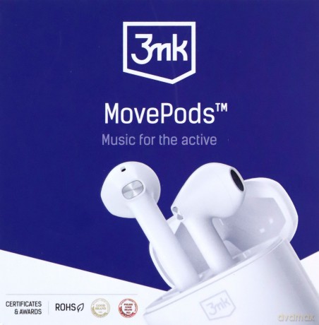 3mk MovePods White - Słuchawki bezprzewodowe