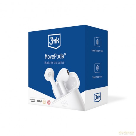 3mk MovePods White - Słuchawki bezprzewodowe