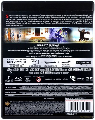 2001: Odyseja kosmiczna [Blu-Ray 4K]+[Blu-Ray]