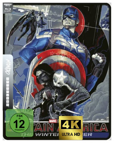 Captain America: The Winter Soldier (Kapitan Ameryka: Zimowy Żołnierz) (steelbook) [Blu-Ray 4K]+[Blu-Ray]