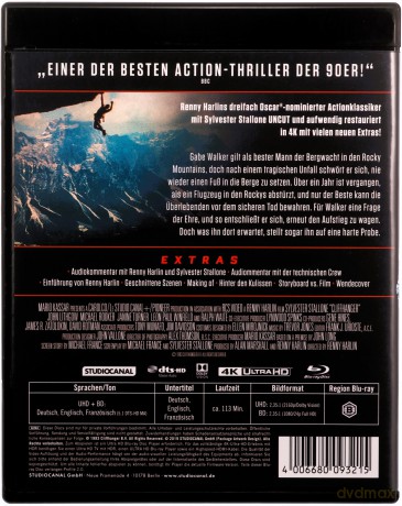 Cliffhanger (Na krawędzi) [Blu-Ray 4K]+[Blu-Ray]