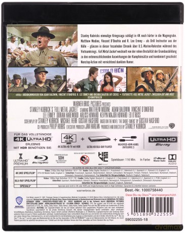 Full Metal Jacket [Blu-Ray 4K]+[Blu-Ray]