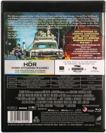 Ghostbusters: Afterlife (Pogromcy duchów. Dziedzictwo) [Blu-Ray 4K]+[Blu-Ray]