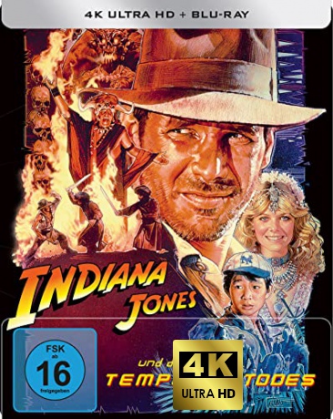 Indiana Jones and the Temple of Doom (Indiana Jones i Świątynia Przeznaczenia) (steelbook) [Blu-Ray 4K]+[Blu-Ray]